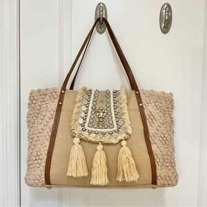 Steven By Steve Madden Jali Boho Tote, EUC